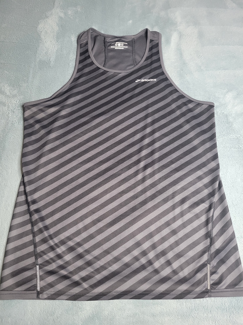 Brooks Rev 3 Singlet Mens Performance Tank Top
